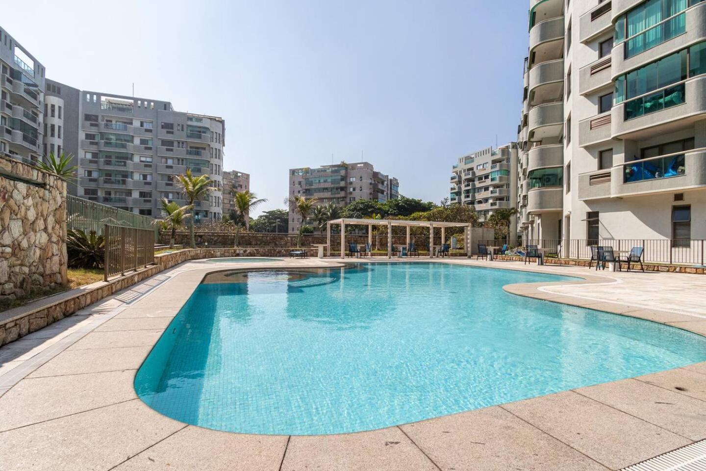 Rio De Janeiro Apartamento Frente Mar Na Barra Eksteriør bilde